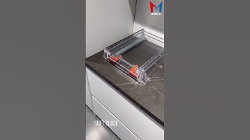 Undermount drawer slides | Self closing for cabinet | Source factory #shorts