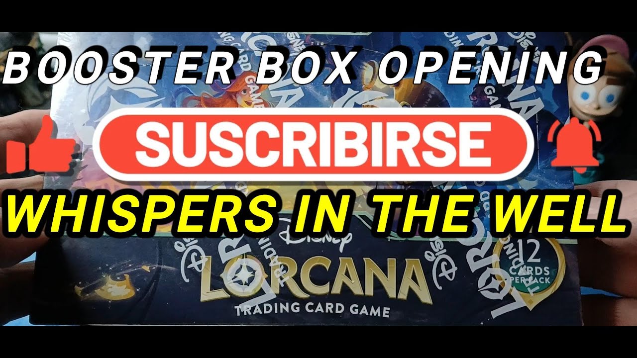 Распаковка бустер-бокса Disney Lorcana Whispers in the Well 🔮 Крупные находки?!