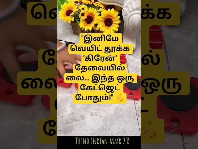 நெஞ்ச வலி இல்லாம வெயிட் தூக்கலாம்! 😮 பர்னிச்சர் லிஃப்டர் கேட்ஜெட்! 🔥 Heavy Furniture Mover Tool