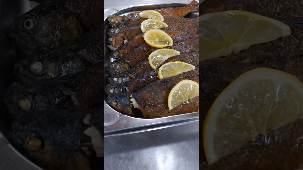 "Crispy Skin Grilled Trout"🔥🐟 