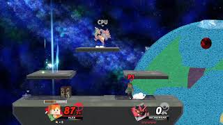 Smash Bros. Ultimate - testing the Minecraft character at Hyperspeed (1.2x game speed)