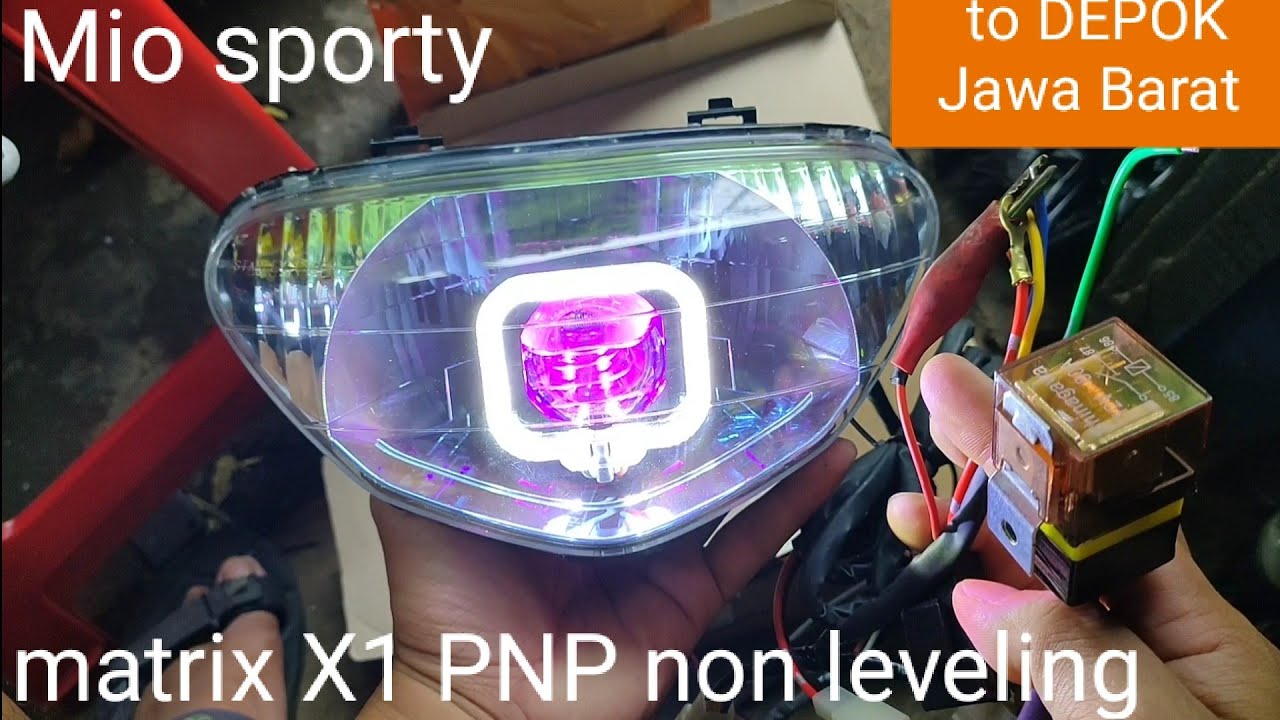Mio sporty matrix X1 PNP 😁 sinar otomotif - YouTube