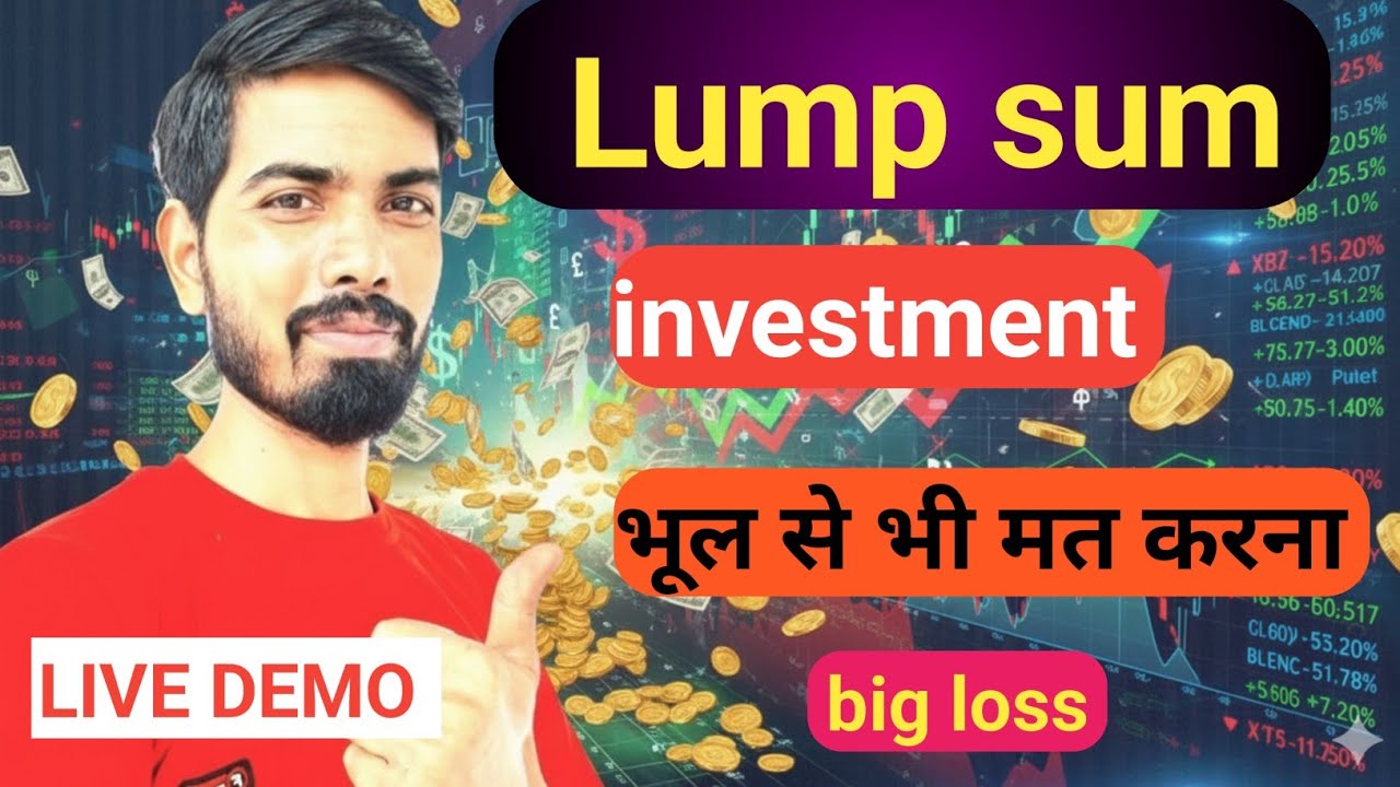 Lump sum investment 1 year loss portfolio 😢 😪 
