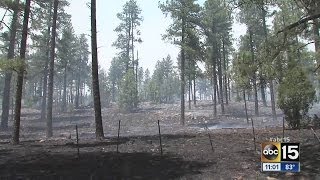 Crews making progress on the Slide Fire