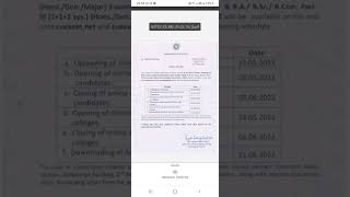 Activity schedule of Sem-6 || Big indication of c.u. about offline exam|| screenshot 4