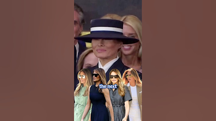 The real reason Melania Trump wore that inauguration hat