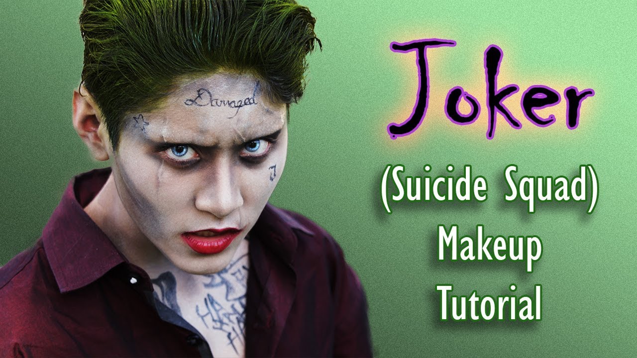 Suicide Squad (Jared Leto)'s Joker Makeup Timelapse/Tutorial