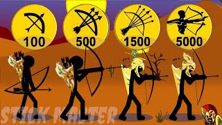 UPGRADE MAX SKILL SAVAGE ARCHER TO KYTCHU GOLDEN INSANE TOURNAMENT | STICK WAR LEGACY | STICK MASTER