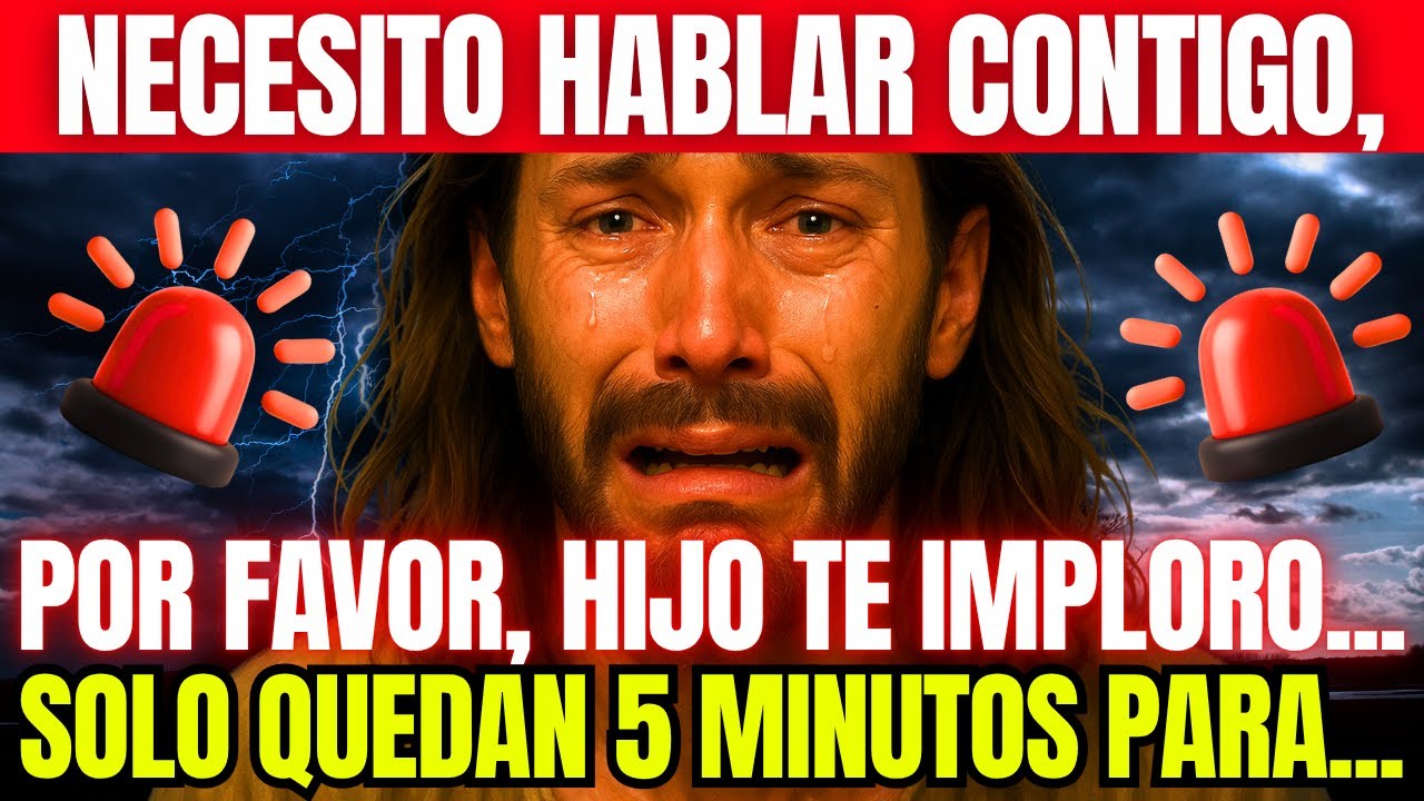 DIOS DICE: ¡NO ME IGNORES! SOLO TE QUEDAN UNOS MINUTOS… TIENES HASTA HOY PARA ESCUCHARME!