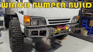 Isuzu Bumper Build- Front winch added to the expedition rig with heavy melodic electric guitar riffs