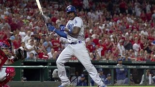 LAD@STL: Hanley hit by a Rosenthal pitch in the 9th