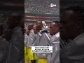 Tyla performs South Africa’s national anthem at the 2026 FIFA World Cup