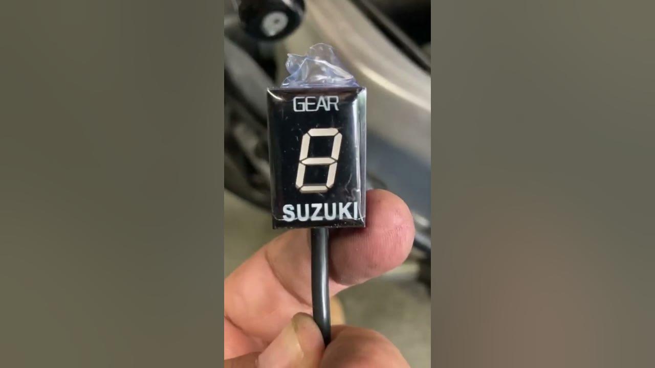 2003 Hayabusa gear indicator installation YouTube