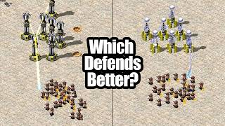 Red Alert 2: [YR] - Prism Towers and Tesla Coils Defense