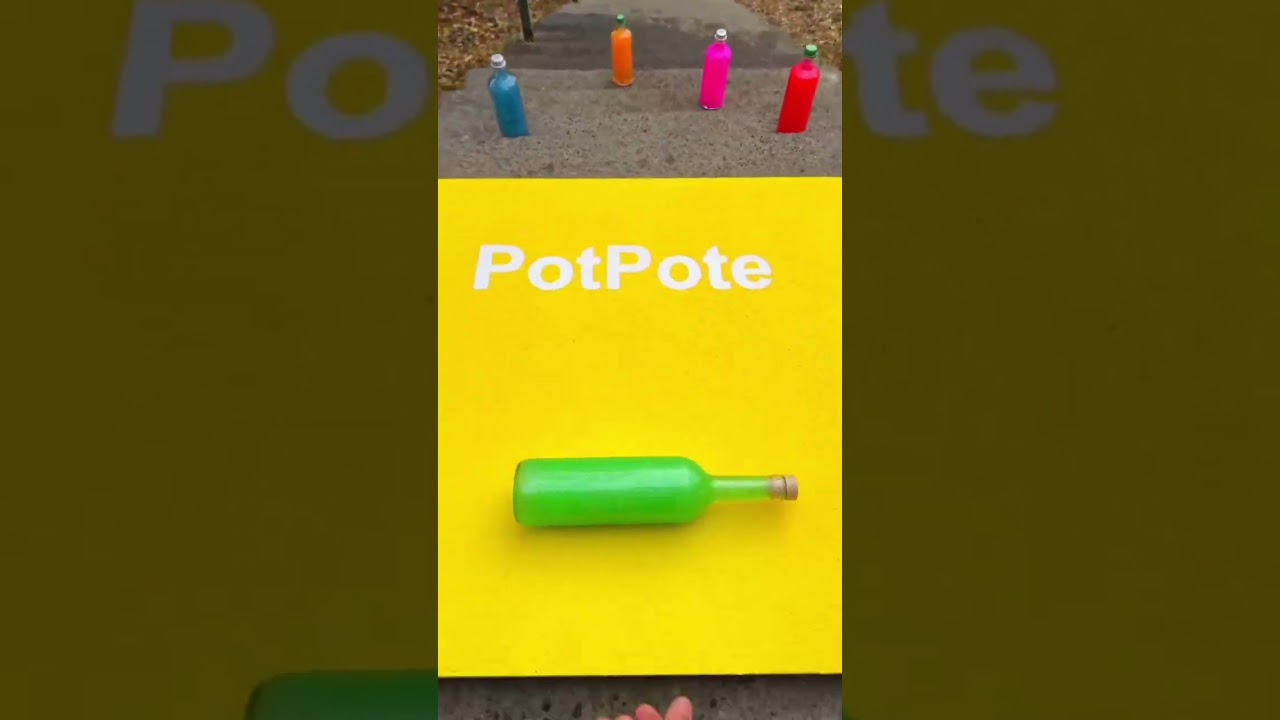 Breaking glass bottle ⚠️🔥 Crushing Crunchy & Soft Things 