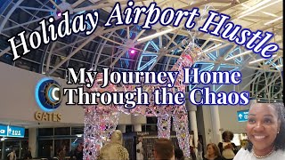 Holiday Travel Vlog Flying Through Charlotte Airport Back To Chicago
