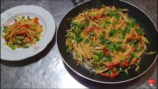 Yiyebileceğiniz En Iyi Çin Garnitürü, Acılı Ekşili Çin Patates Kızartma Tarifi