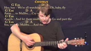Celebrity Malibu (Hole) Strum Guitar Cover Lesson (Anticipated Strum) with Chords/Lyrics Net Worth