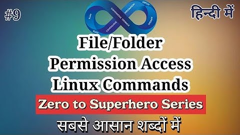 Access the Permissions to File and Folder FULL DEMO in hindi | Linux Tutorial for Beginner | #linux