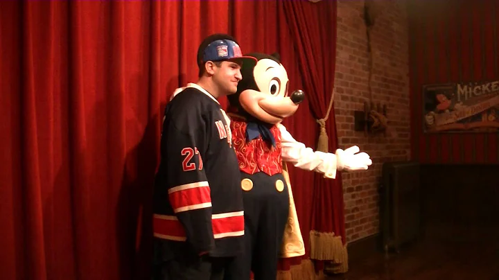 Me Meeting Mickey Mouse at Town Square Theater 2/8/2015