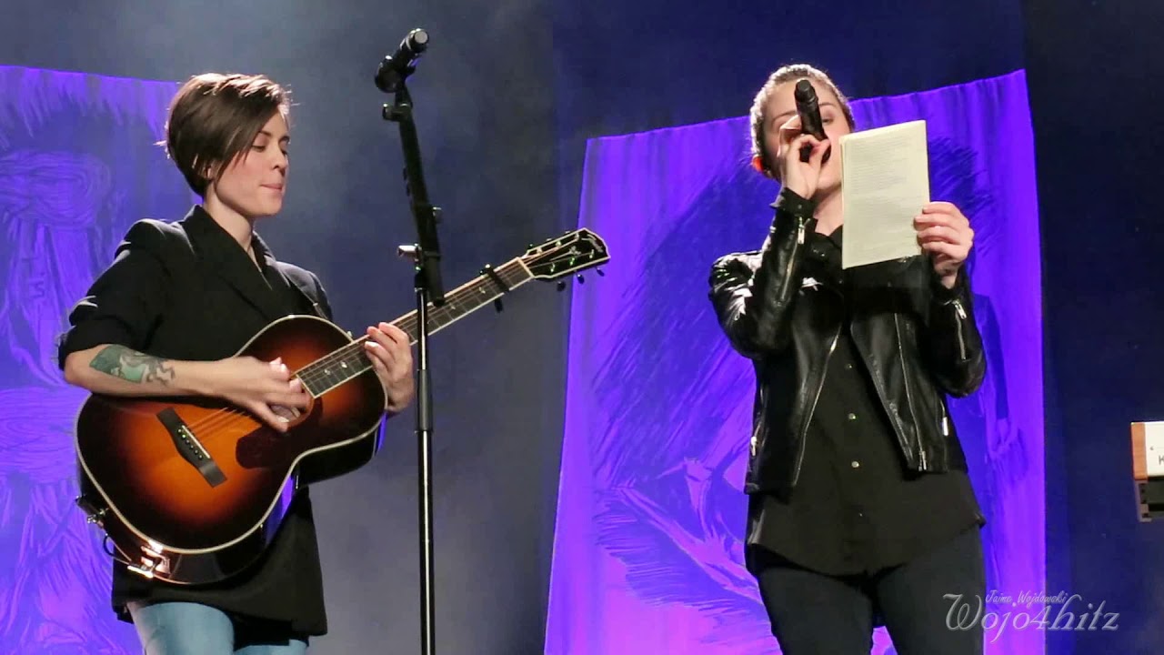 7/21 Tegan & Sara - Sara Sings Hop A Plane @ Paramount Theatre, Austin, TX 11/16/17