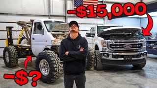 DESTROYED DADS TRUCK | ENTIRE FUEL SYSTEM SWAP