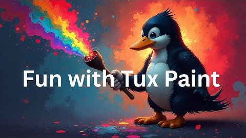 Fun with Tux Paint | Class 1 Computer Lesson | Learn Drawing on Computer for Kids