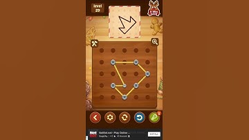 Line Puzzle String Art Level 29 (Oak)