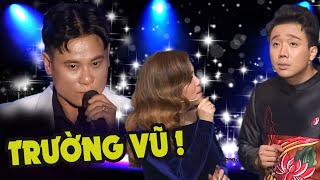 CA SĨ THẦN TƯỢNG THVL| Trường Vũ "Fake" hát khiến Minh Tuyết Trấn Thành nhào lên sân khấu
