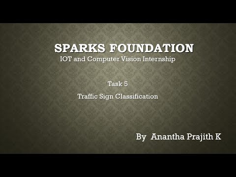 Traffic Sign Detection Using Open CV ||SPARKS FOUNDATION IOT AND COMPUTER VISION INTERNSHIP||Task 5