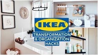IKEA Transformation & HOME ORGANIZATION : Bathroom MAKEOVER