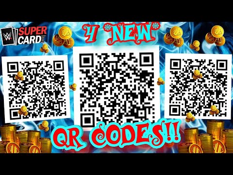 4 *NEW* QR CODES!! WWE SuperCard - YouTube