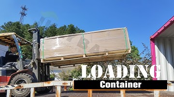 Loading container bamboo plywood
