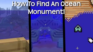 How To Find An Ocean Monument In Minecraft?!