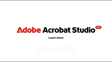 Meet the new Adobe Acrobat Studio