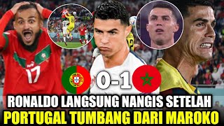 DI LUAR DUGAAN PORTUGAL KALAH ❗hasil portugal vs maroko tadi malam || Ronaldo Nangis
