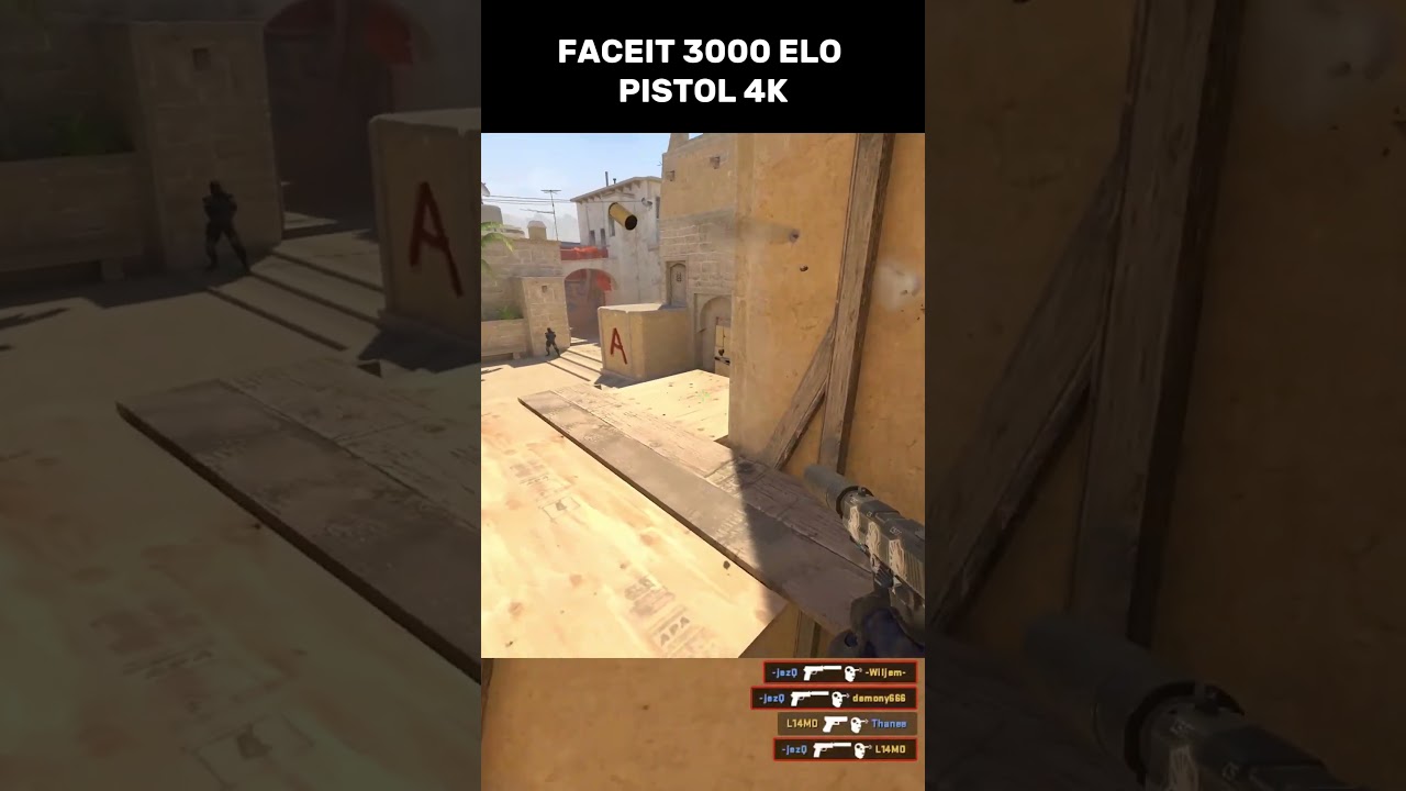 FACEIT 3000 ELO How Did I Win This INSANE Pistol Round?