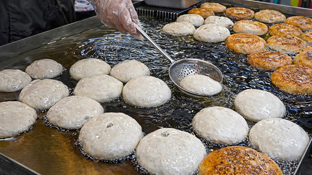 하루 1000개?! 호떡으로 대박난 줄서서 먹는 호떡 맛집 모음 / Sold Out 1,000 Daily! Famous Korean Sweet Pancake Compilation