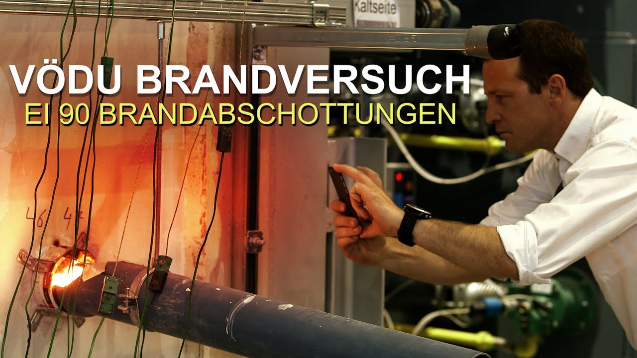 VÖDU Brandversuch | EI 90 Brandabschottungen