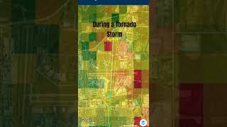 ATC+RADAR Tulsa Airport During Tornado Storm