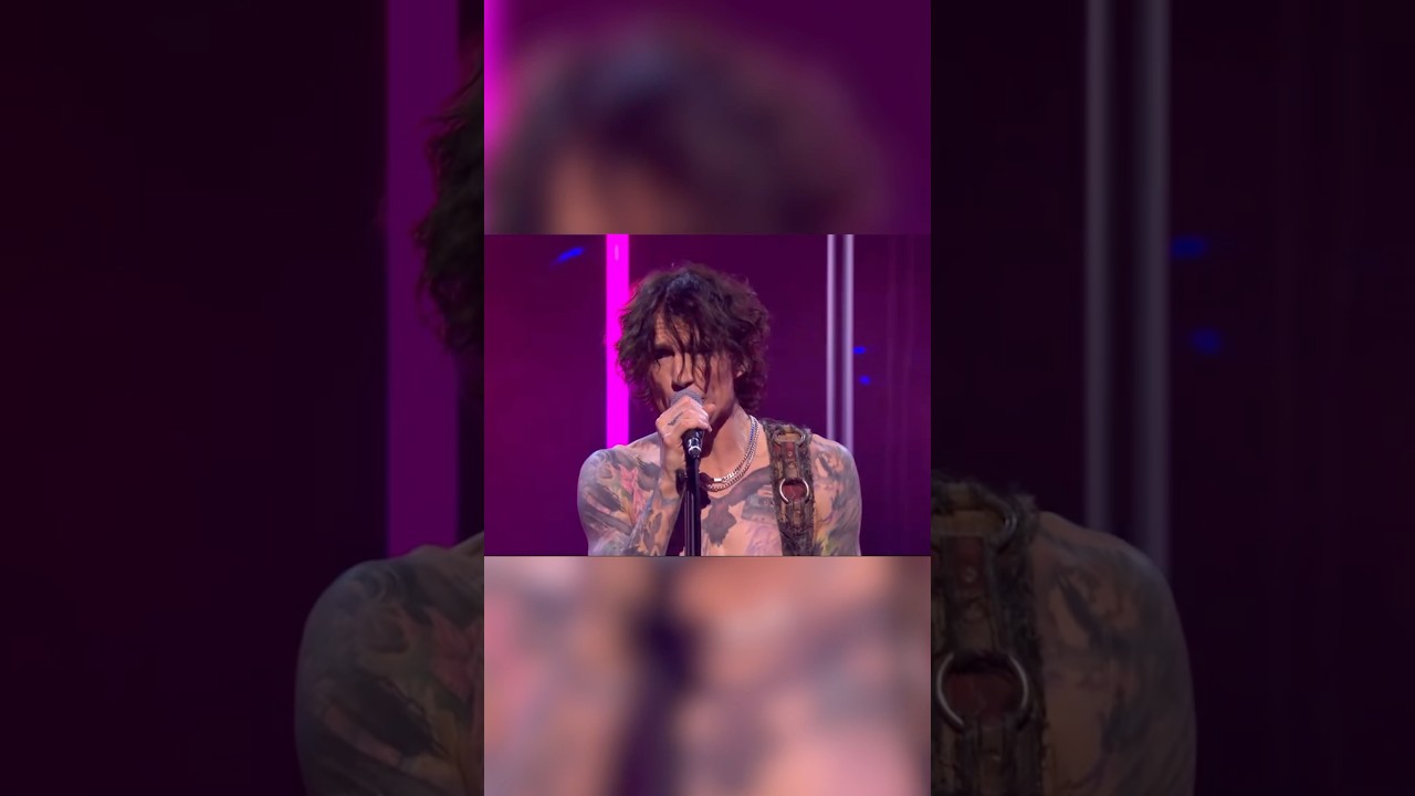 A shocked and startled Justin being surprised by a famous television man yesterday!