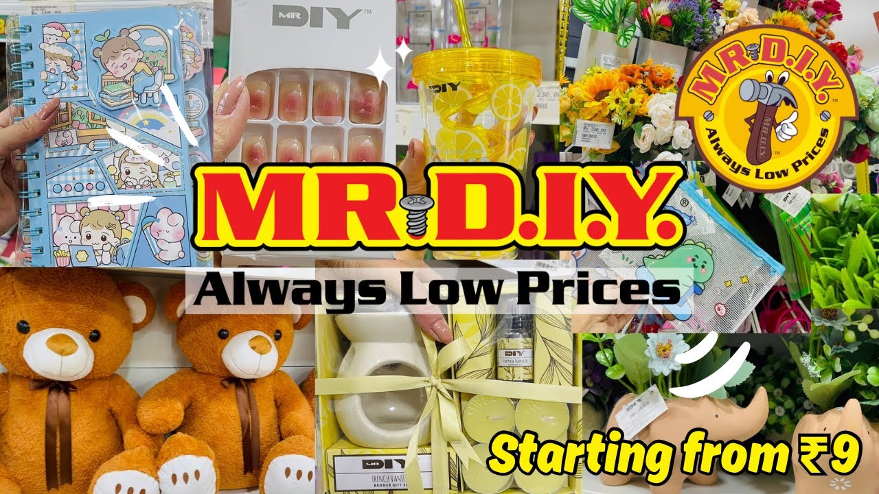 Экскурсия по магазину Mr. DIY 😍 (от 9 ₹) | ВСЁ В ОДНОМ МАГАЗИНЕ | Сектор Дварка 13 #diy #diycraft...
