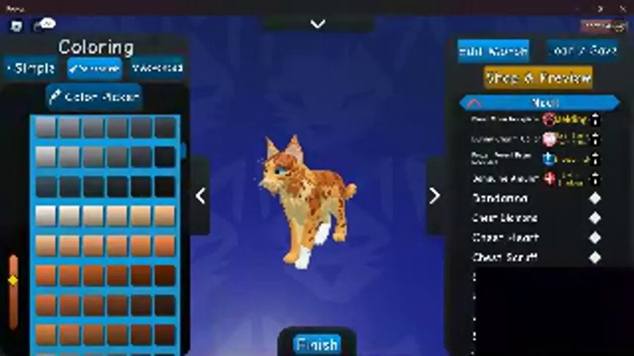 NEW MORPH!!! Warrior Cats RP Roblox - YouTube