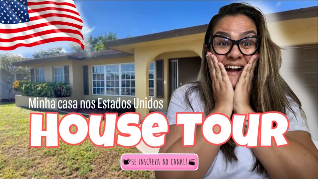 TOUR COMPLETO PELA MINHA CASA NOS ESTADOS UNIDOS