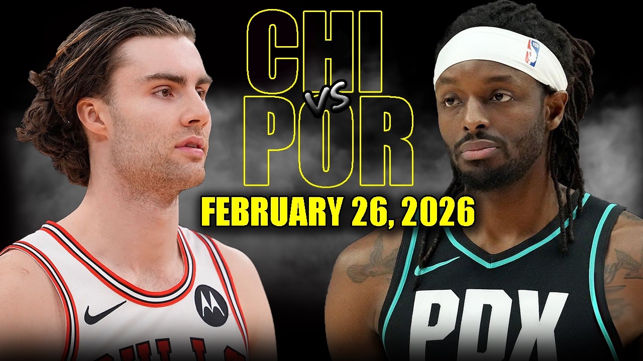 Portland Trail Blazers vs Chicago Bulls Full Game Highlights – February 26, 2026 | NBA Season