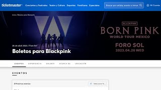 PROCESO COMPLETO PARA COMPRAR BOLETOS DE BLACKPINK EN TICKETMASTER MEXICO