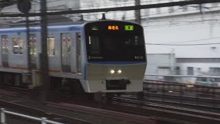 相鉄線14各駅停車横浜行き10000系10706と21快速海老名行き8000系8512、快速海老名行き11000系11002、湘南新宿ライン普通宇都宮行きE231系2544Yが走行！