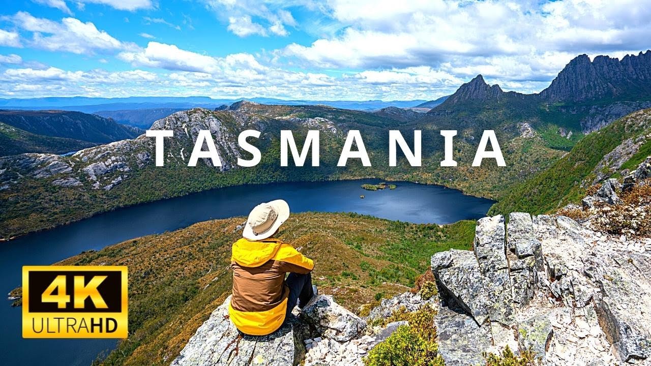 Tasmania, Australia 🇦🇺 4K ULTRA HD - Amazing Beautiful Nature Scenery & Relaxing Music 🎧