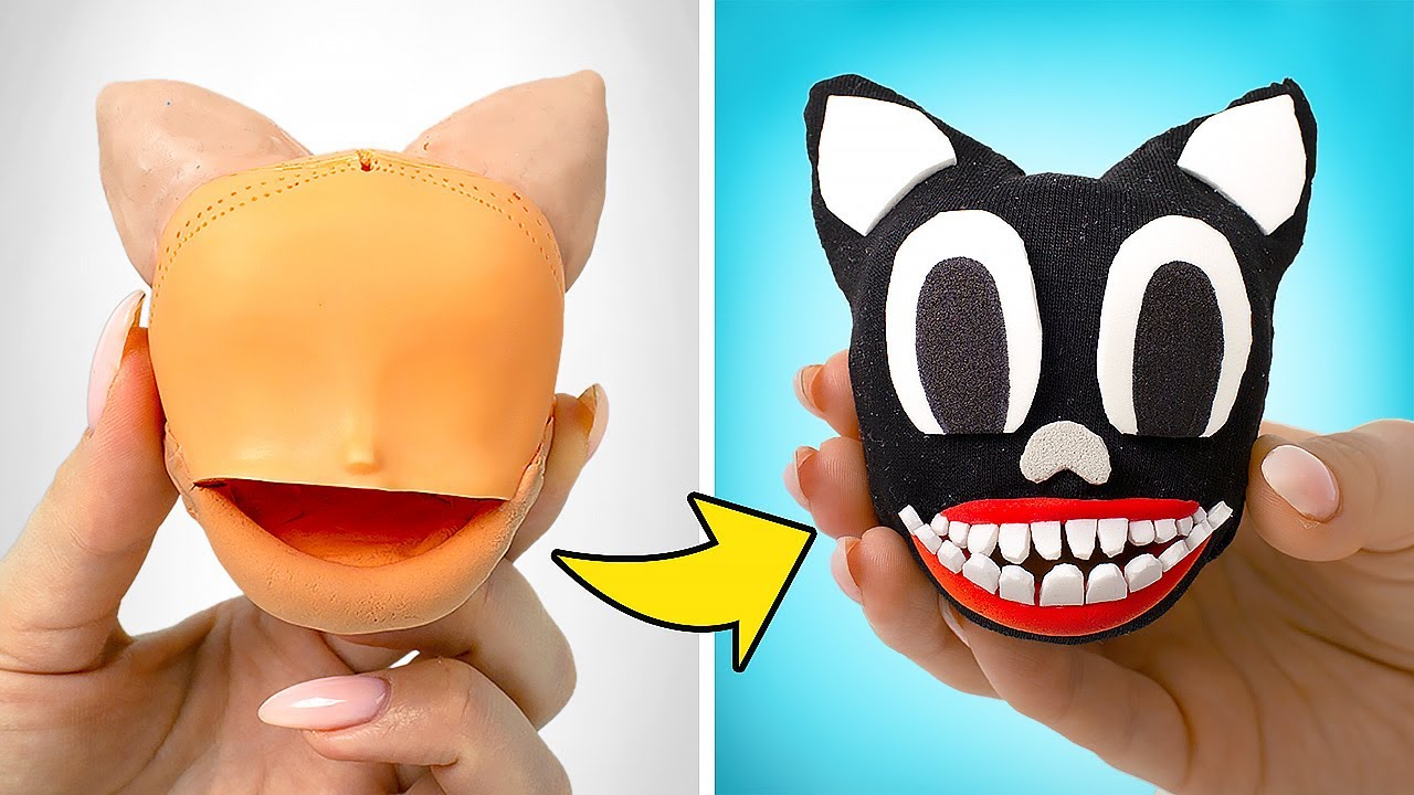 DIY Cartoon Cat Karya Trevor Henderson