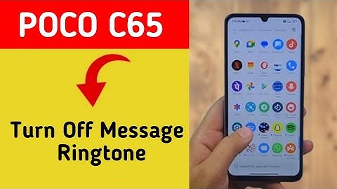 How to turn off message ringtone, Poco C65 me message sound band kaise karen, message problem